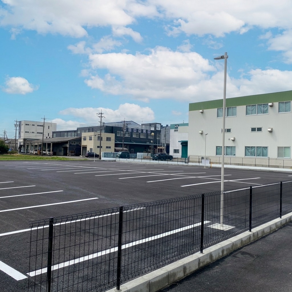 駐車場造成工事現場